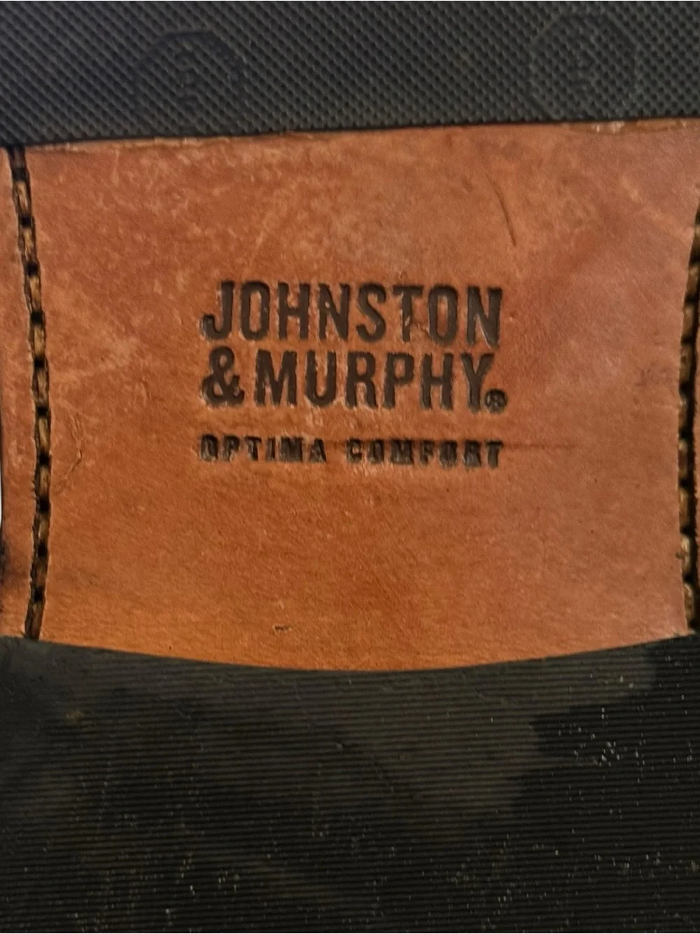 Johnston & Murphy Optima Comfort Black Leather Cap Toe Oxford Dress Shoes 13 E/C